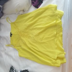 XOXO Yellow Tank top